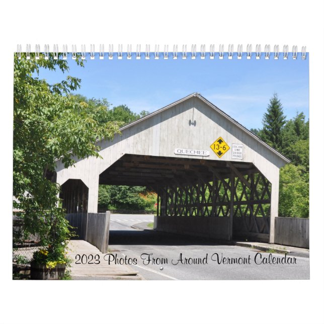 2023 foton från runt Vermont-kalendern Kalender (Omslag)