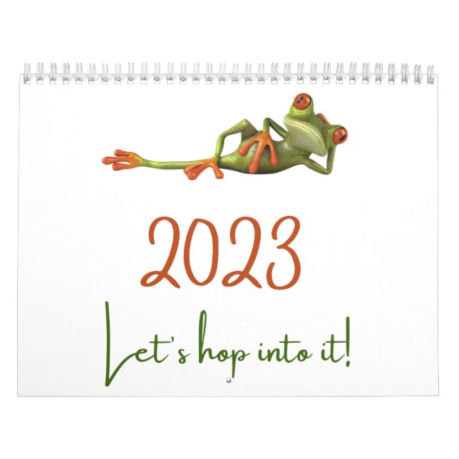 2023 Frog Calendar Kalender (Omslag)