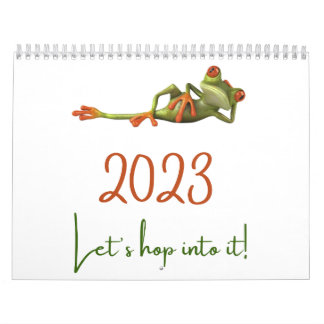 2023 Frog Calendar Kalender
