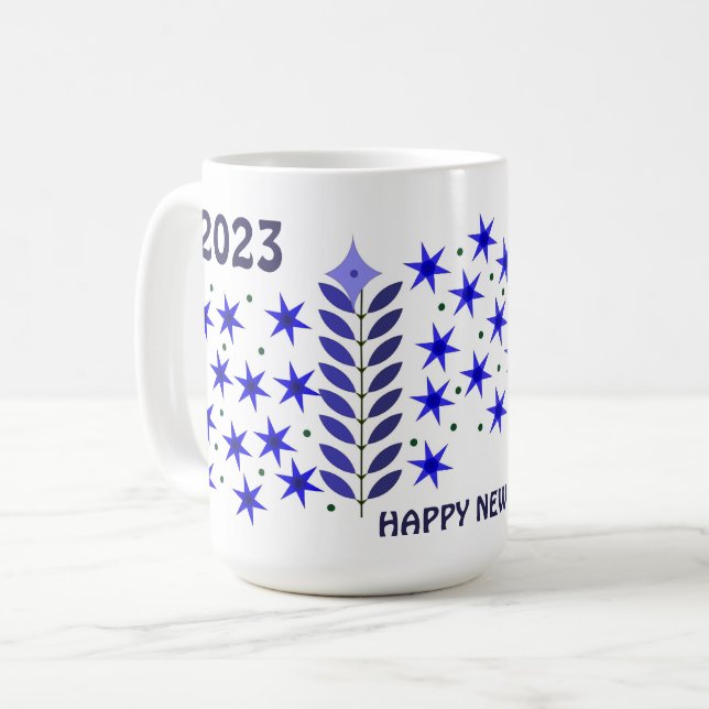 2023 GOTT NYTT ÅR MUGG GIFT ANYONE CELEBRATE (Framsida vänster)