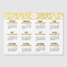 2023 Guld Lotus Monogram Business Calendar