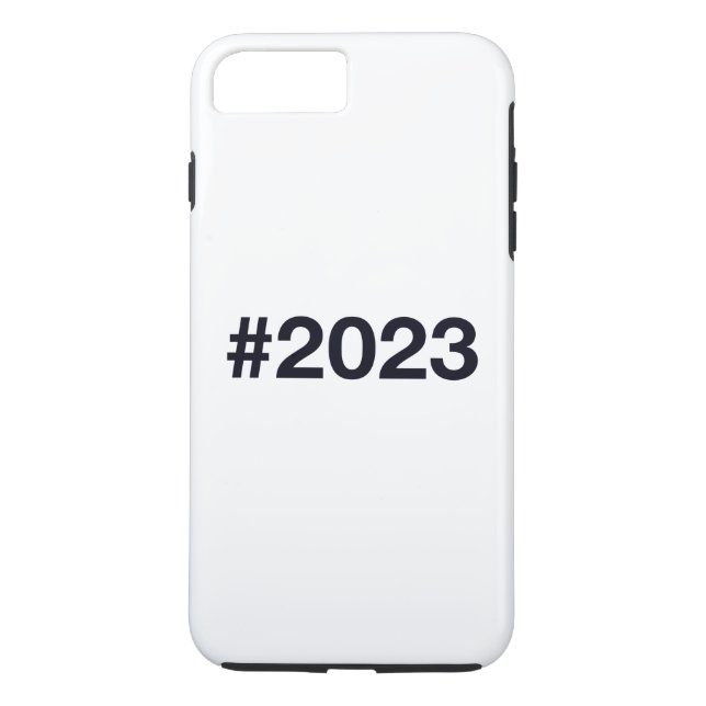 2023 Hashtag 2 födelsedagsdagen Case-Mate iPhone Skal (Baksida)
