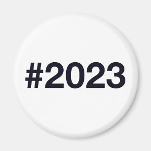 2023 Hashtag 2 födelsedagsdagen Magnet