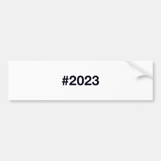 2023 Hashtag Bildekal (Framsidan)