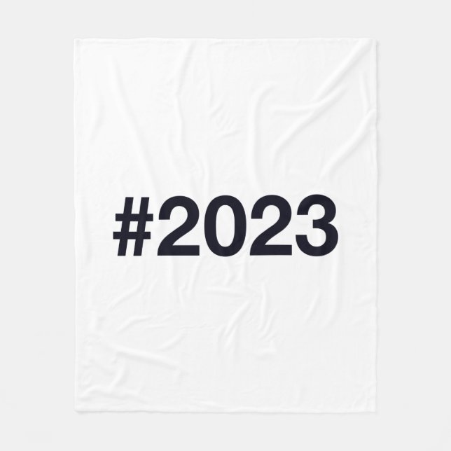 2023 Hashtag Fleecefilt (Framsidan)