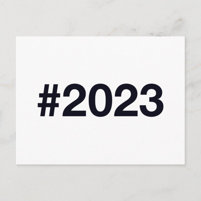 2023 Hashtag Vykort (Framsida)