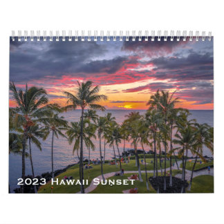 2023 Hawaii Sunset Kalender