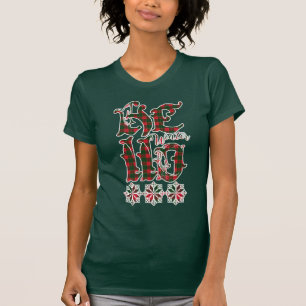 2023 Hej Winter Helgdag Scotland Mönster T Shirt
