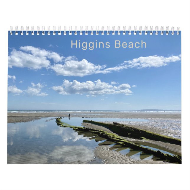 2023: Higgins Beach Maine Photography Calendar Kalender (Omslag)
