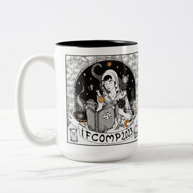 2023 IFComp 2-Tone Large Coffee Mugg (Vänster)