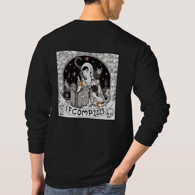 2023 IFComp Black Tee (Baksida)