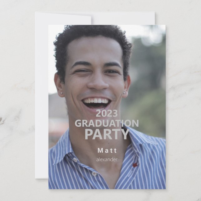 2023 - inbjudan till enkel Studentfest (Framsida)