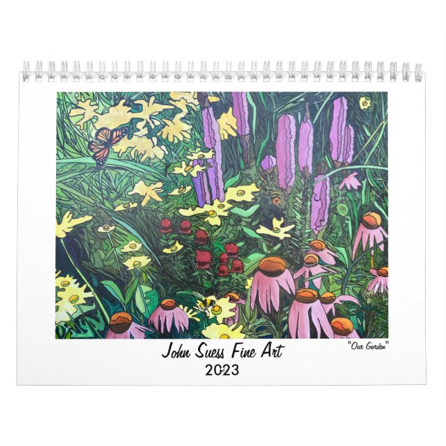 2023 John Suess Fine Art Wall Calendar Kalender (Omslag)