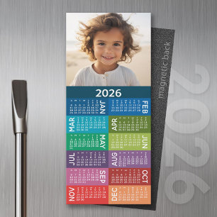 2023 Kalender 1 Färgbakgrund för fotokollage