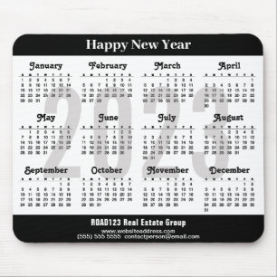 2023 - kalender - Business Modern Black White - en Musmatta