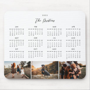 2023 Kalender EDITABLE FÄRG Photo Mousepad Musmatta