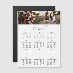 2023-kalender Magnetiskt fotokort Gott nytt år