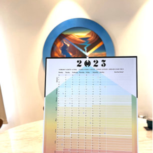 2023 Kalender - Måne-planeringens Poster