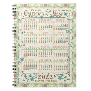 2023 Kalender (Se Beskrivning för senaste version) Anteckningsbok