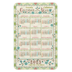 2023 Kalender (Se Beskrivning för senaste version) Magnet