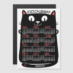 2023 Kalender (Se Beskrivning för senaste version) Magnetisk Inbjudningskort
