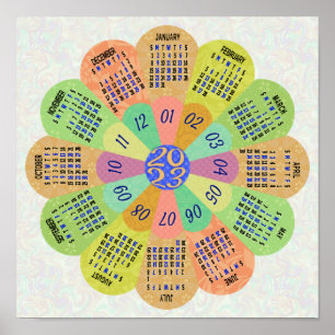 2023 Kalender (Se Beskrivning för senaste version) Poster