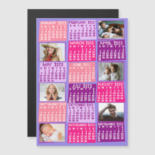 2023 Kalender (Se Beskrivning för senaste versione Magnetisk Inbjudningskort
