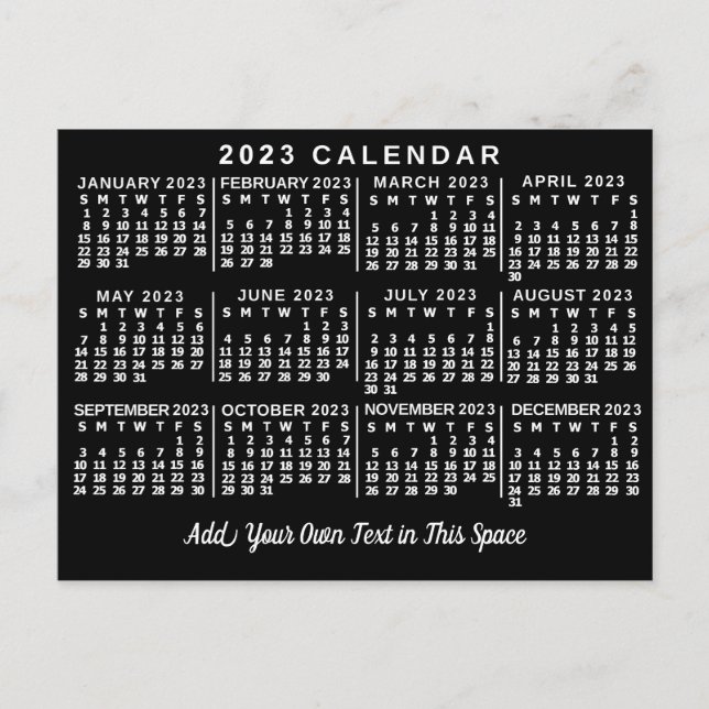 2023 Kalender (Se beskrivning för senaste versione Vykort (Framsida)