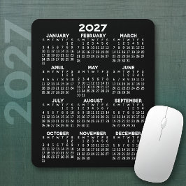 2023 Kalender - svart bakgrund - Lodrät Musmatta