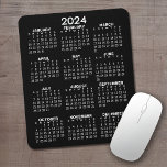 2023 Kalender - svart bakgrund - Lodrät Musmatta<br><div class="desc">En enkel svart bakgrund med en kalender för 2023. En enkel affärspost för det nya året. En svart bakgrund för en kalender med ett solitt färg.</div>