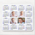 2023 Kalenderns Anpassningsbar Foto Modern minimal Musmatta<br><div class="desc">2023 Calendar Anpassningsbar 4 Photo Modern Minimalist Mouse Pad. Alla texterna är i förväg ordnade så att du enkelt och snabbt kan anpassa dig med dina egna detaljer.</div>