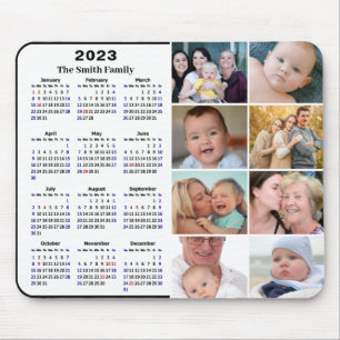 2023-kalenderns minimala 8-familjens foto-Anpassni Musmatta