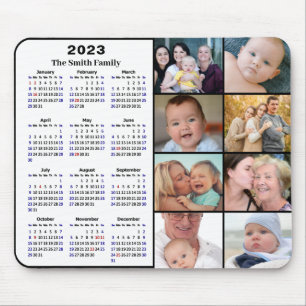 2023-kalenderns minimala 8-familjens foto-Anpassni Musmatta