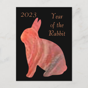 2023 Kaninens år Helg Vykort