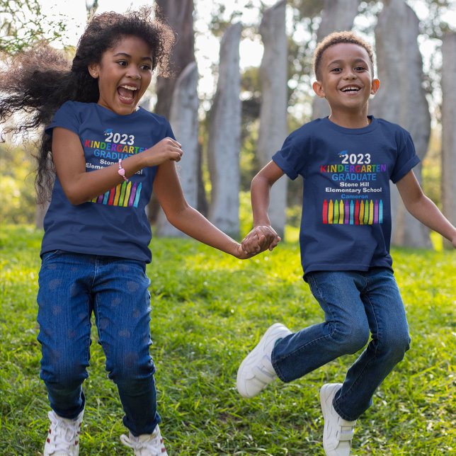 2023 Kindergarten Student Personlig Cute Kids T Shirt (Skapare uppladdad)