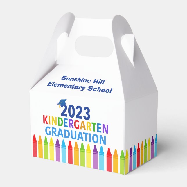 2023 Kindergarten Studenten Anpassningsbar School  Presentaskar (Framsidan Sidan)