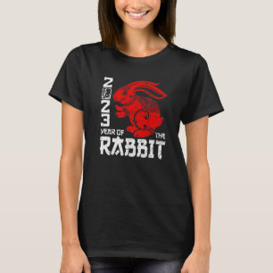2023 Kinesiskt nyår för kaninzodiak H T Shirt