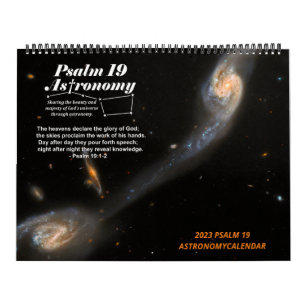 2023 LARGE Psalm 19 Astronomy Society Calendar Kalender