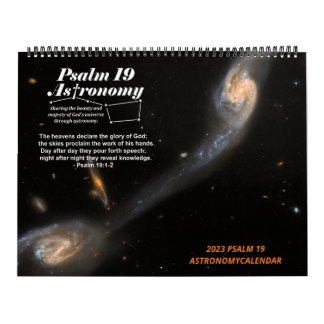 2023 LARGE Psalm 19 Astronomy Society Calendar Kalender