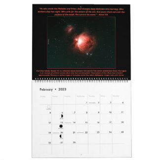 2023 LARGE Psalm 19 Astronomy Society Calendar R2 Kalender