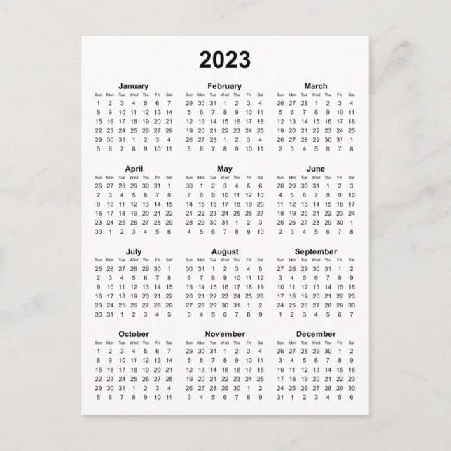 2023-Lodräts kalender Vykort (Framsida)