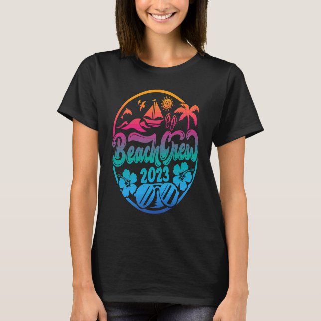 2023 Matchande Strand Crew T Shirt (Framsida)