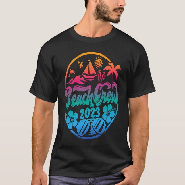 2023 Matchande Strand Crew T Shirt (Framsida)
