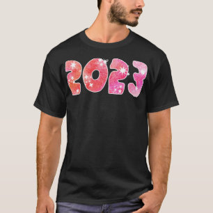 2023 MED STARS I VATTENFÄRGENS ROSA T SHIRT
