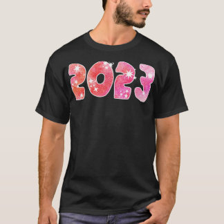 2023 MED STARS I VATTENFÄRGENS ROSA T SHIRT