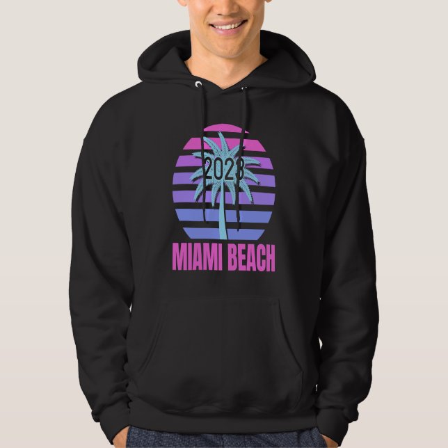 2023 Miami Beach Semester Hoodie (Framsida)