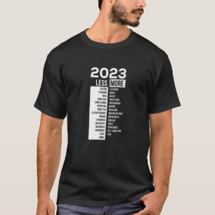 2023 Mindre nyårsgrafik i Party T Shirt