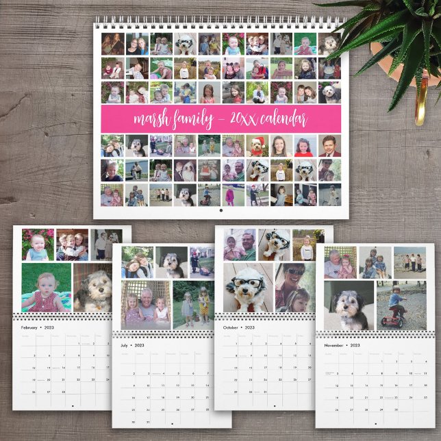 2023 Modern Family 60 Photo - Anpassningsbar Kalender (Skapare uppladdad)