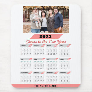 2023 Modern Family Anpassningsbar Photo with Fullt Musmatta