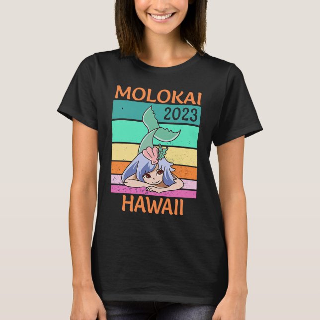 2023 Molokai Vacation Sjöjungfru T Shirt (Framsida)